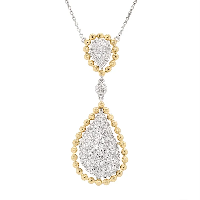 Unmissable Jewelry Discounts – Elevate Your Look For Less MODERN TWO-TONE GOLD AND DIAMOND NECKLACE, .90 CT TW Unmissable Jewelry Discounts – Elevate Your Look For Less MODERN TWO-TONE GOLD AND DIAMOND NECKLACE, .90 CT TW