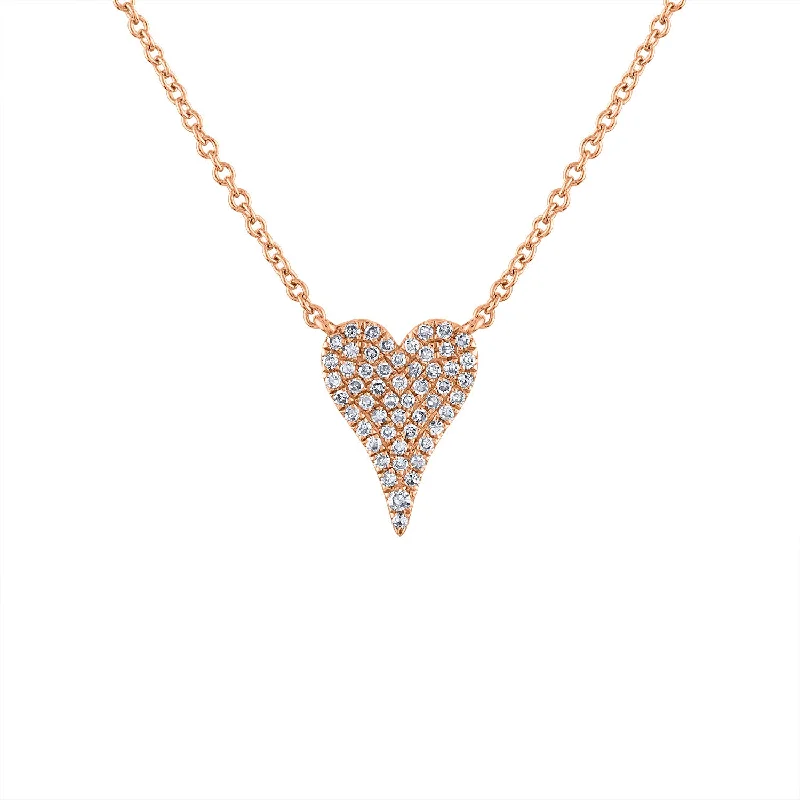 Limited-Time Offer On Elegant Jewelry Pieces 14KT GOLD SMALL MODERN HEART DIAMOND NECKLACE Limited-Time Offer On Elegant Jewelry Pieces 14KT GOLD SMALL MODERN HEART DIAMOND NECKLACE