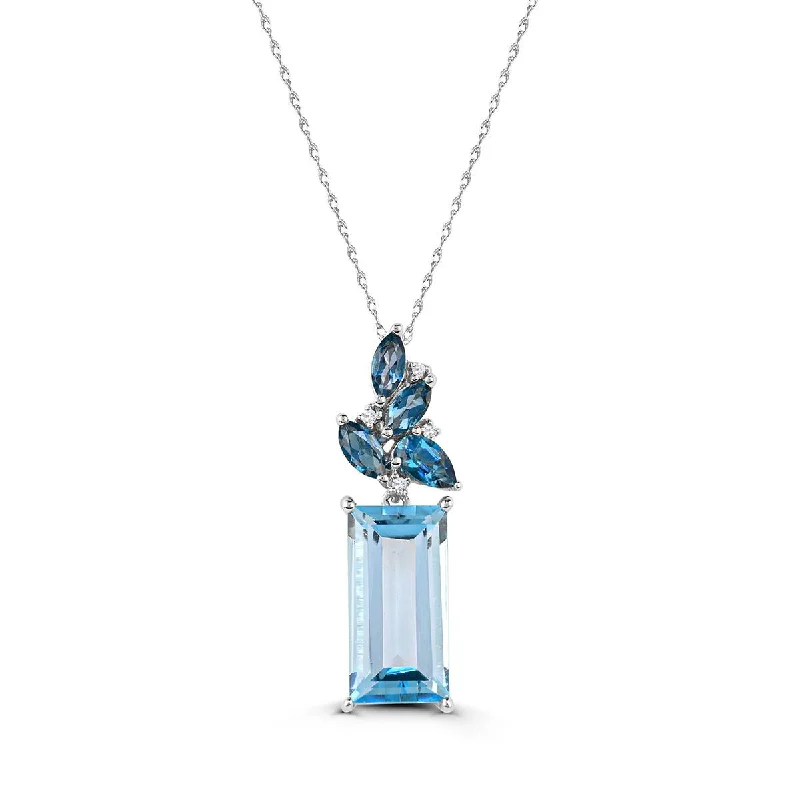 Exclusive Jewelry Discounts – Shop Now For Savings WHITE GOLD NECKLACE WITH BLUE TOPAZ AND DIAMONDS Exclusive Jewelry Discounts – Shop Now For Savings WHITE GOLD NECKLACE WITH BLUE TOPAZ AND DIAMONDS