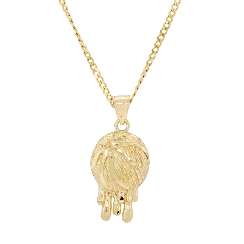 Jewelry Clearance Sale – Final Reductions YELLOW GOLD BASKETBALL CHARM