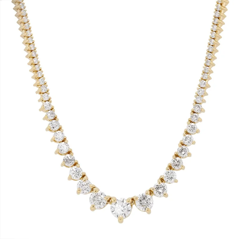 Must-Have Jewelry At Irresistible Discounts YELLOW GOLD GRADUATED DIAMOND TENNIS NECKLACE, 2.92 CT TW Must-Have Jewelry At Irresistible Discounts YELLOW GOLD GRADUATED DIAMOND TENNIS NECKLACE, 2.92 CT TW
