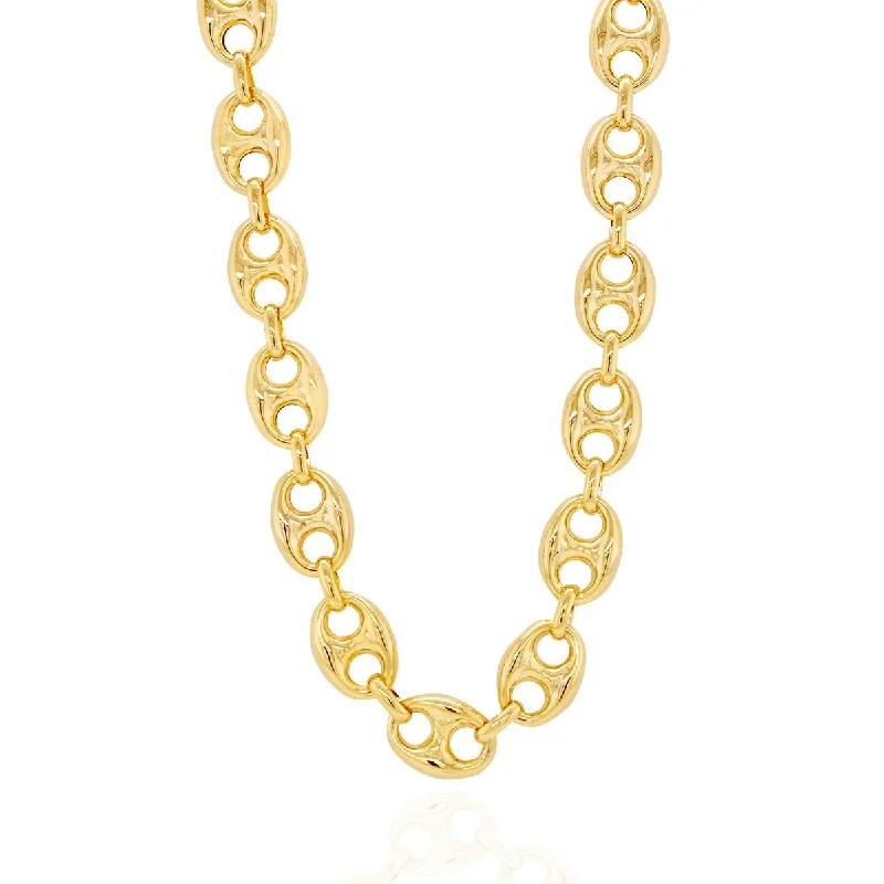 Special Offers On Handcrafted And Designer Jewelry YELLOW GOLD PUFFED GUCCI-STYLE CHAIN NECKLACE, 10MM Special Offers On Handcrafted And Designer Jewelry YELLOW GOLD PUFFED GUCCI-STYLE CHAIN NECKLACE, 10MM