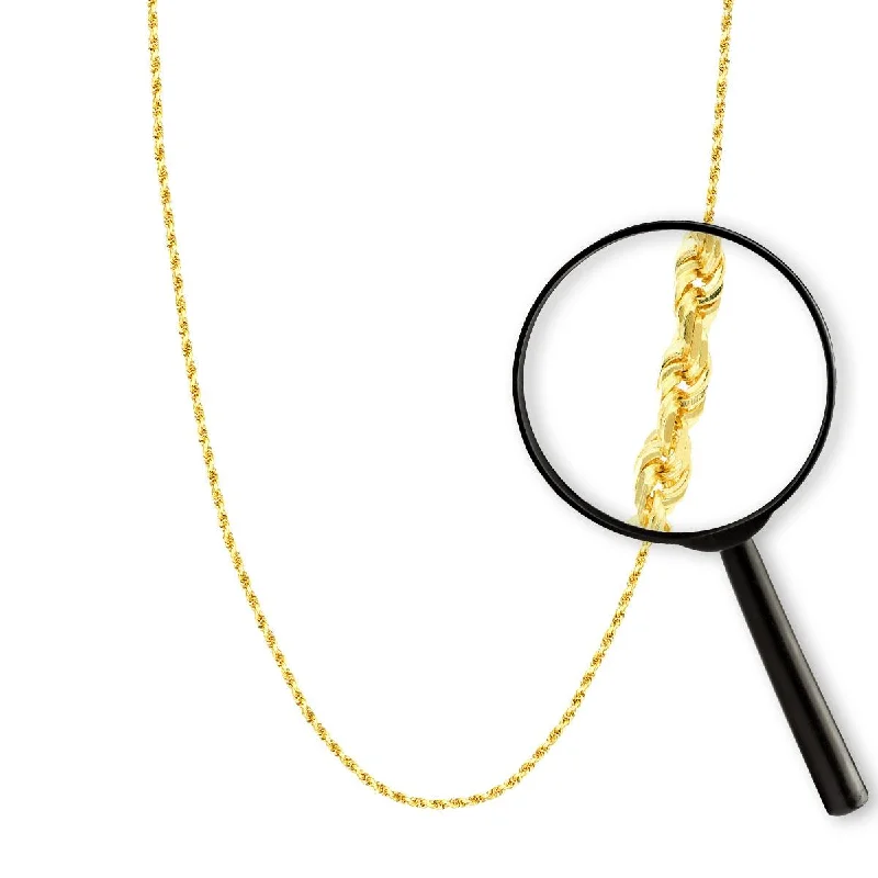Buy More, Save More On Stunning Jewelry Designs YELLOW GOLD ROPE CHAIN NECKLACE, 2.3MM Buy More, Save More On Stunning Jewelry Designs YELLOW GOLD ROPE CHAIN NECKLACE, 2.3MM
