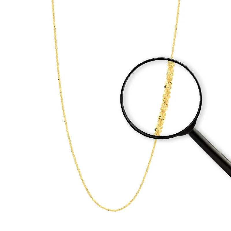 Premium Jewelry Now Available At Special Discounts YELLOW GOLD SPARKLE CHAIN NECKLACE Premium Jewelry Now Available At Special Discounts YELLOW GOLD SPARKLE CHAIN NECKLACE
