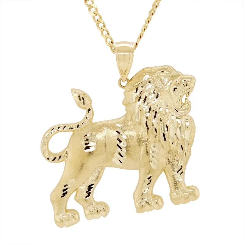 Elegant Jewelry, Exclusive Prices – Shop Now YELLOW GOLD STANDING LION CHARM PENDANT Elegant Jewelry, Exclusive Prices – Shop Now YELLOW GOLD STANDING LION CHARM PENDANT