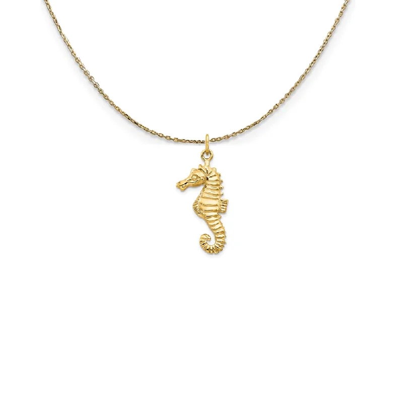 Dainty And Elegant Jewelry Now At Reduced Prices 14k Yellow Gold 2D Polished Seahorse Necklace Dainty And Elegant Jewelry Now At Reduced Prices 14k Yellow Gold 2D Polished Seahorse Necklace