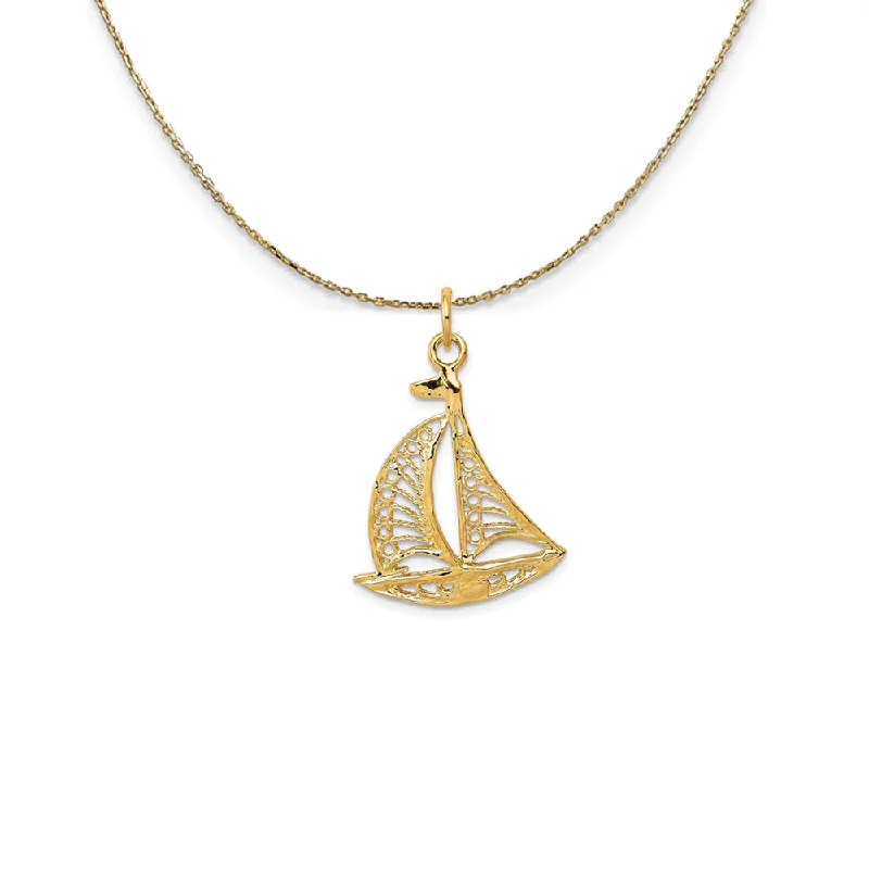 Best Jewelry Sale – Shop Exclusive Designs Now 14k Yellow Gold Cutout Sailboat Necklace Best Jewelry Sale – Shop Exclusive Designs Now 14k Yellow Gold Cutout Sailboat Necklace