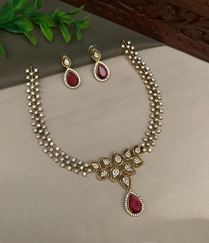 Shop Fine Jewelry With Amazing Deals Premium Sayara Collection CZ Necklace set 23402N Shop Fine Jewelry With Amazing Deals Premium Sayara Collection CZ Necklace set 23402N