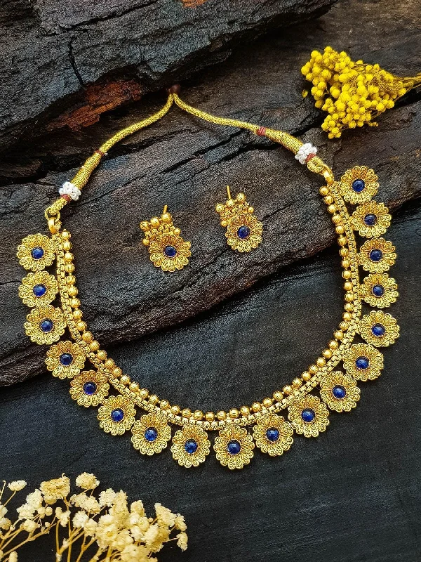 Exclusive Jewelry Sale Event – Shop Now Delicate Gold finish Floral Short necklace set with coloured kempu stones 8982N-1 Exclusive Jewelry Sale Event – Shop Now Delicate Gold finish Floral Short necklace set with coloured kempu stones 8982N-1