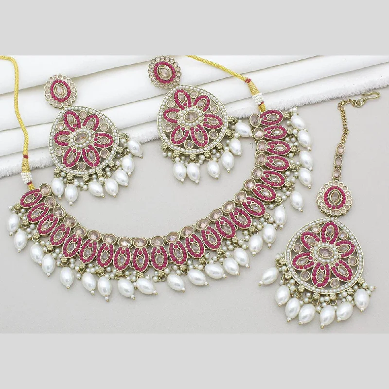 Special Sale On Handcrafted Jewelry – Shop Today Kavita Art Gold Plated Crystal Stone And Pearls Necklace Set Special Sale On Handcrafted Jewelry – Shop Today Kavita Art Gold Plated Crystal Stone And Pearls Necklace Set