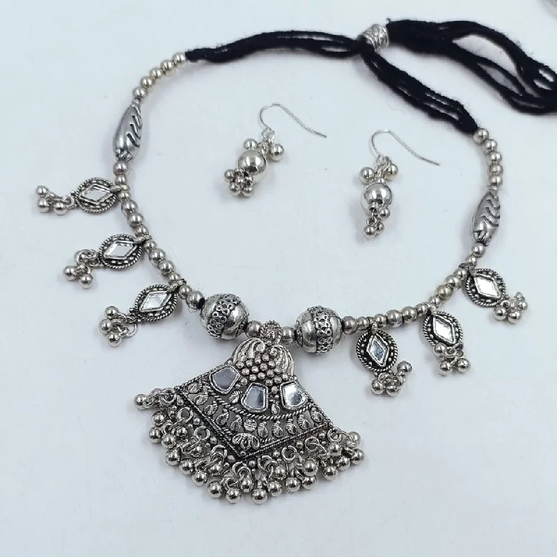 Get Your Favorite Jewelry At The Best Price Kavita Art Oxidised Plated Mirror Choker Necklace Set Get Your Favorite Jewelry At The Best Price Kavita Art Oxidised Plated Mirror Choker Necklace Set