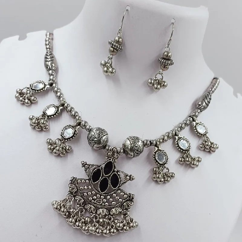 Celebrate With Sparkle – Jewelry Sale Now Live Kavita Art Oxidised Plated Mirror Necklace Set Celebrate With Sparkle – Jewelry Sale Now Live Kavita Art Oxidised Plated Mirror Necklace Set