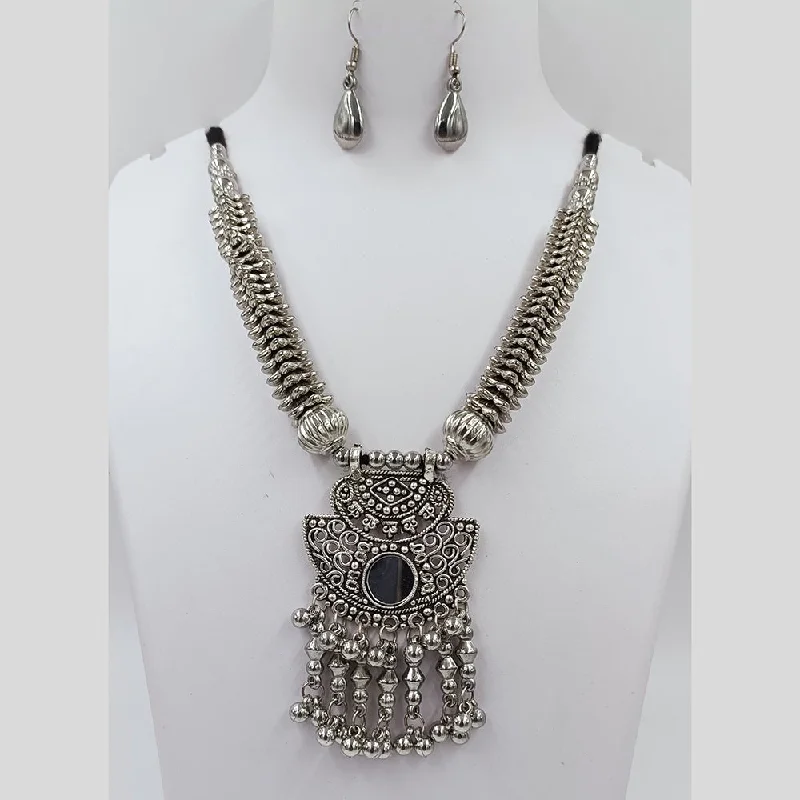 Grab Stylish Jewelry Before The Sale Ends Kavita Art Oxidised Plated Mirror Necklace Set Grab Stylish Jewelry Before The Sale Ends Kavita Art Oxidised Plated Mirror Necklace Set
