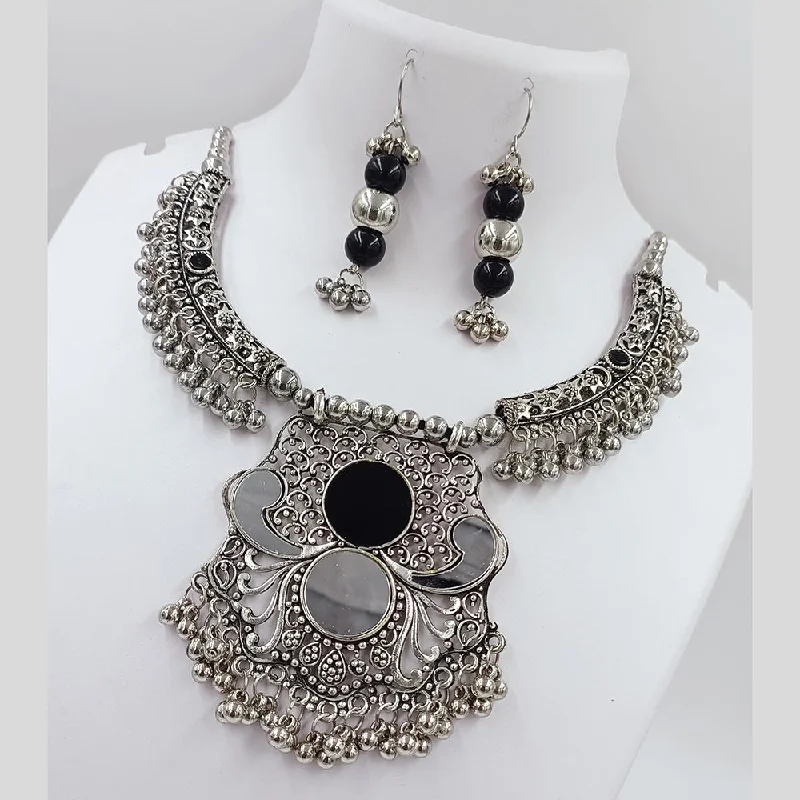 Buy More, Save More – Special Jewelry Discounts Kavita Art Oxidised Plated Mirror Necklace Set Buy More, Save More – Special Jewelry Discounts Kavita Art Oxidised Plated Mirror Necklace Set