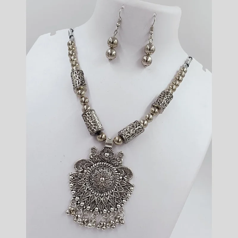 Elevate Your Outfit With Discounted Statement Jewelry Kavita Art Oxidised Plated Necklace Set Elevate Your Outfit With Discounted Statement Jewelry Kavita Art Oxidised Plated Necklace Set