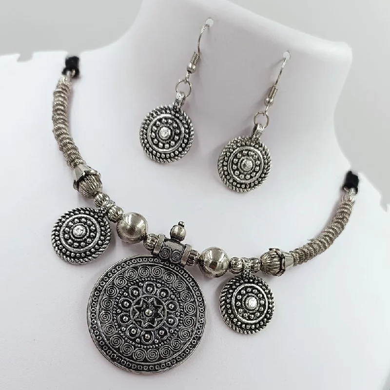 Premium Diamond Jewelry At Once-In-A-Lifetime Discounts Kavita Art Oxidised Plated Necklace Set Premium Diamond Jewelry At Once-In-A-Lifetime Discounts Kavita Art Oxidised Plated Necklace Set