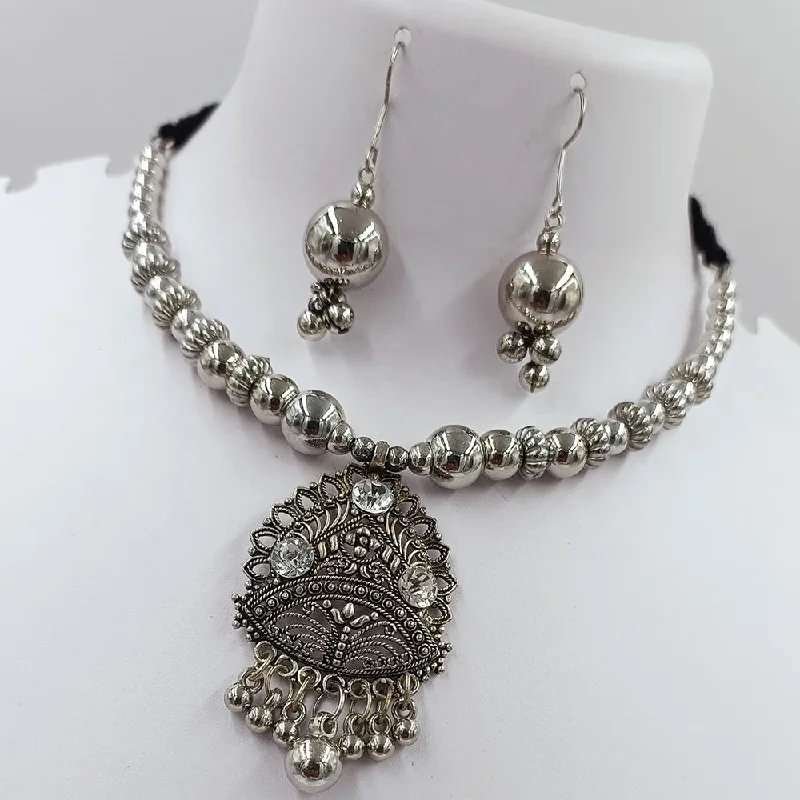 Last Chance To Shop High-End Jewelry At Markdown Prices Kavita Art Oxidised Plated Necklace Set Last Chance To Shop High-End Jewelry At Markdown Prices Kavita Art Oxidised Plated Necklace Set