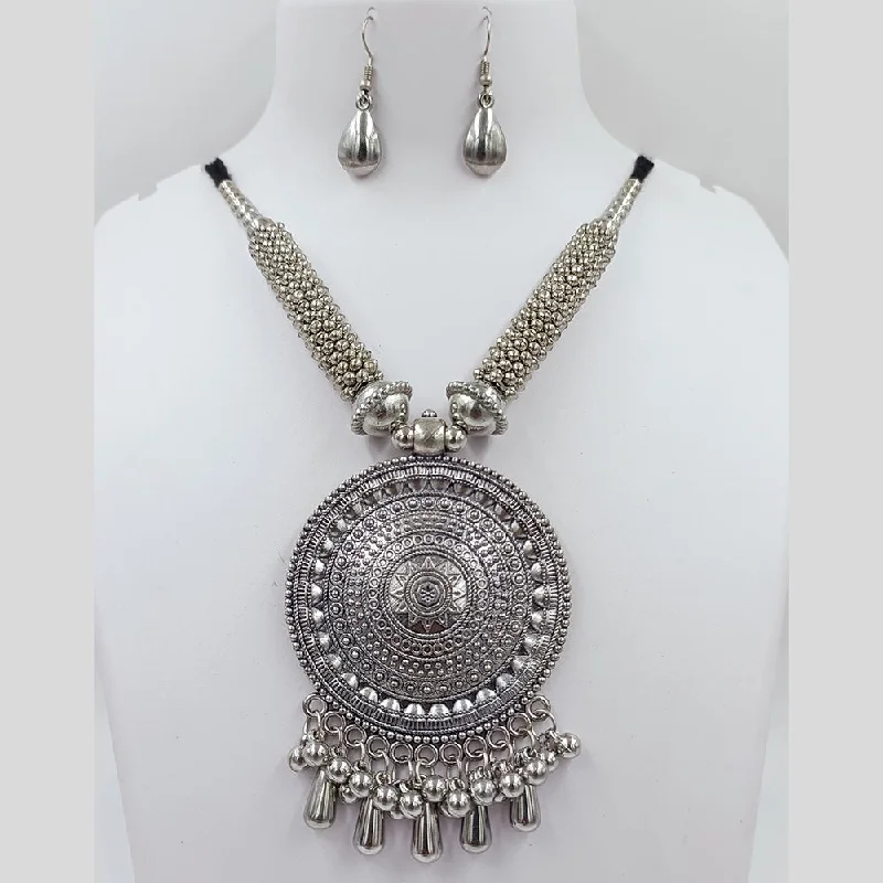Stunning Statement Jewelry, Unbeatable Discounts Kavita Art Oxidised Plated Necklace Set Stunning Statement Jewelry, Unbeatable Discounts Kavita Art Oxidised Plated Necklace Set
