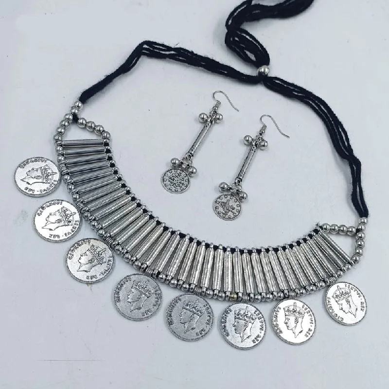 Glamorous Jewelry, Glamorous Deals – Shop Now Kavita Art Oxidised Plated Necklace Set Glamorous Jewelry, Glamorous Deals – Shop Now Kavita Art Oxidised Plated Necklace Set