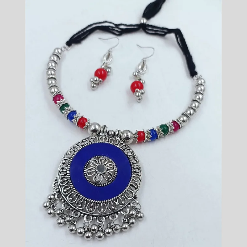 Your Dream Jewelry At Dream Prices Kavita Art Oxidised Plated Pearls And Mirror Necklace Set Your Dream Jewelry At Dream Prices Kavita Art Oxidised Plated Pearls And Mirror Necklace Set