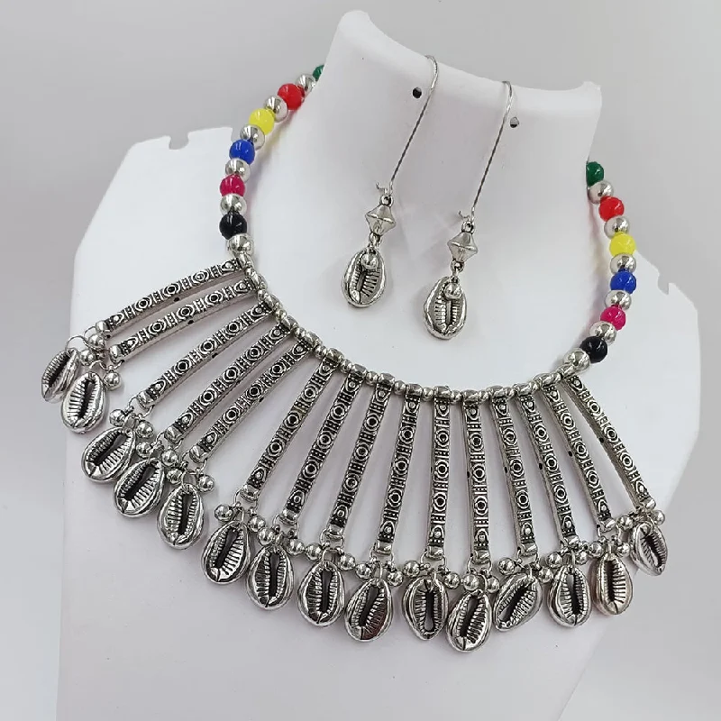 Handcrafted Beauty At Affordable Prices Kavita Art Oxidised Plated Pearls Necklace Set Handcrafted Beauty At Affordable Prices Kavita Art Oxidised Plated Pearls Necklace Set