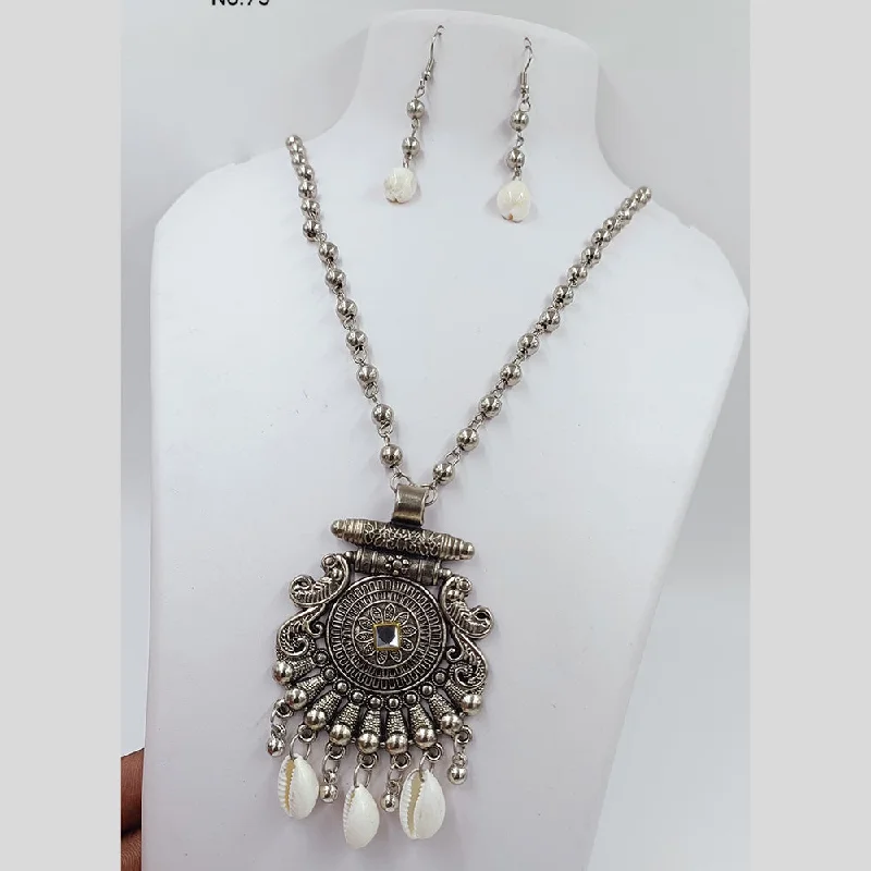 Best Jewelry Sale – Shop Exclusive Designs Now Kavita Art Oxidised Plated Shell Long Necklace Set Best Jewelry Sale – Shop Exclusive Designs Now Kavita Art Oxidised Plated Shell Long Necklace Set