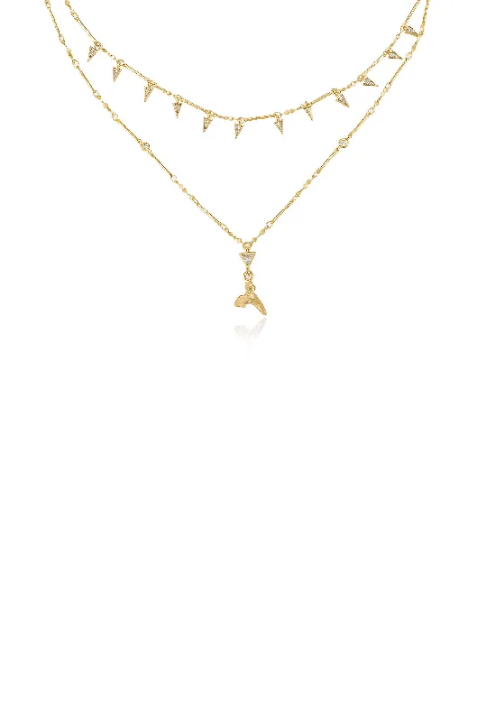 Affordable Luxury Jewelry – Style At A Great Price Layered Shark Tooth Necklace