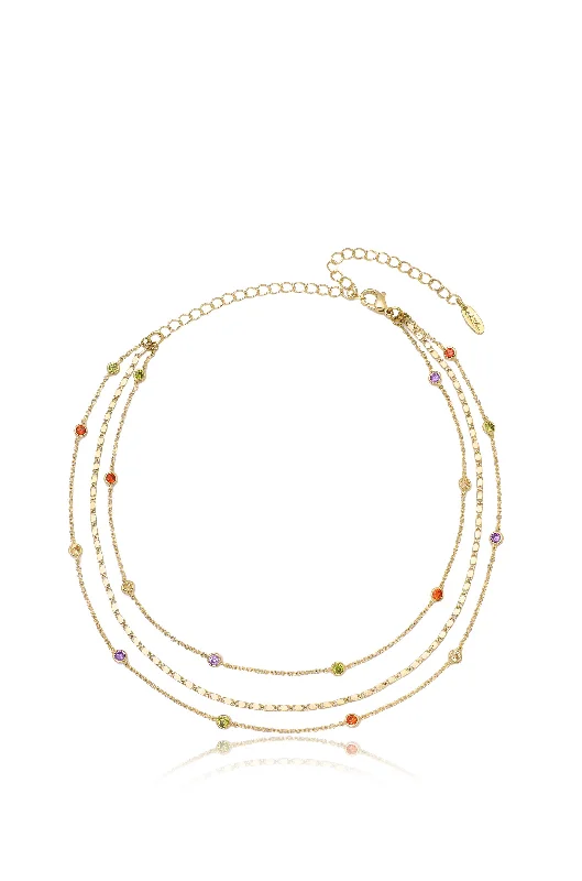 Big Savings On Your Favorite Jewelry Pieces Over the Rainbow Layered Necklace
