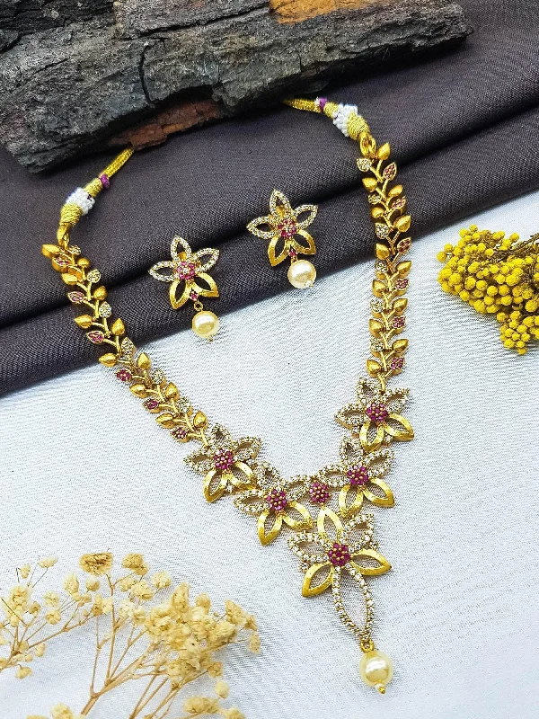 Flash Jewelry Sale – Get Stunning Pieces At Low Prices Premium Antique Gold Finish Leaves with cz stones pattern 11297N-1 Flash Jewelry Sale – Get Stunning Pieces At Low Prices Premium Antique Gold Finish Leaves with cz stones pattern 11297N-1