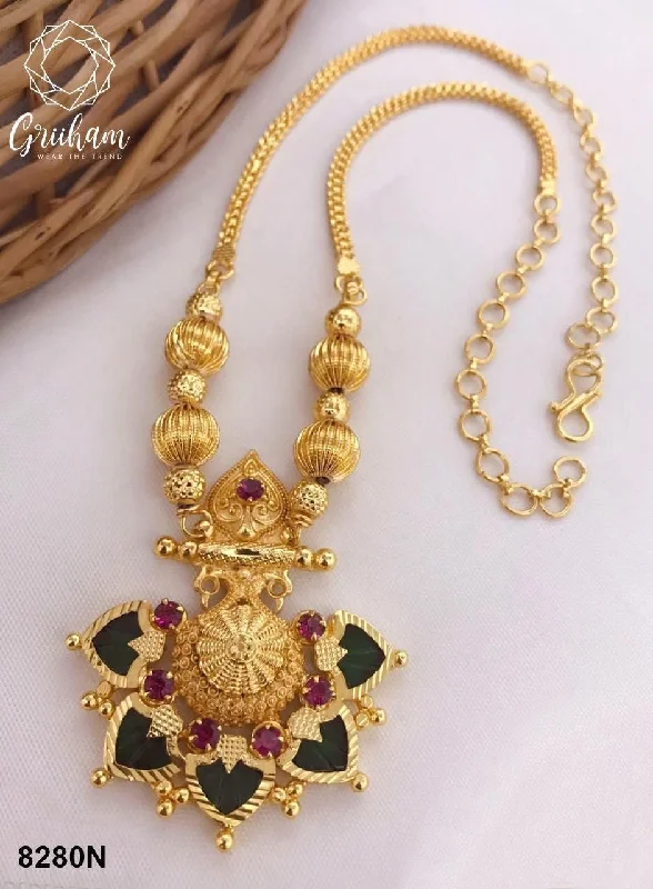 Get The Sparkle You Love At Prices You Adore Premium gold plated Kerala jewelry 8280N Get The Sparkle You Love At Prices You Adore Premium gold plated Kerala jewelry 8280N