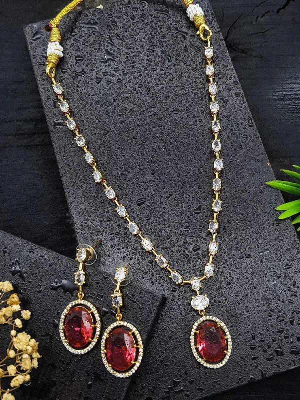 Sparkle On A Budget – Fine Jewelry For Less Premium Party Wear Sayara Collection CZ Necklace Set Sparkle On A Budget – Fine Jewelry For Less Premium Party Wear Sayara Collection CZ Necklace Set