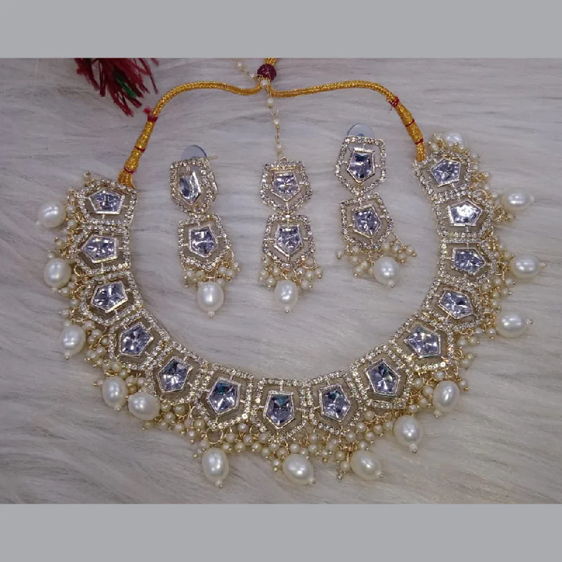 Personalized Jewelry Sale – Unique Gifts At Low Prices SNERA Gold Plated Kundan Stone And Pearl Necklace Set Personalized Jewelry Sale – Unique Gifts At Low Prices SNERA Gold Plated Kundan Stone And Pearl Necklace Set