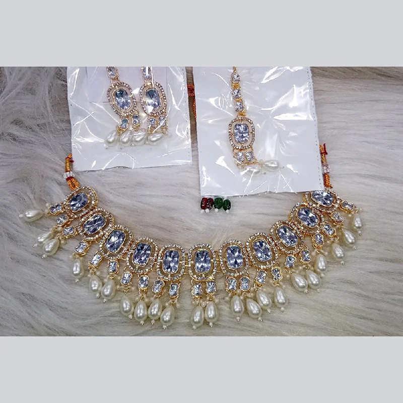 Best Jewelry Deals – Premium Quality At Exclusive Discounts SNERA Gold Plated Kundan Stone And Pearl Necklace Set Best Jewelry Deals – Premium Quality At Exclusive Discounts SNERA Gold Plated Kundan Stone And Pearl Necklace Set