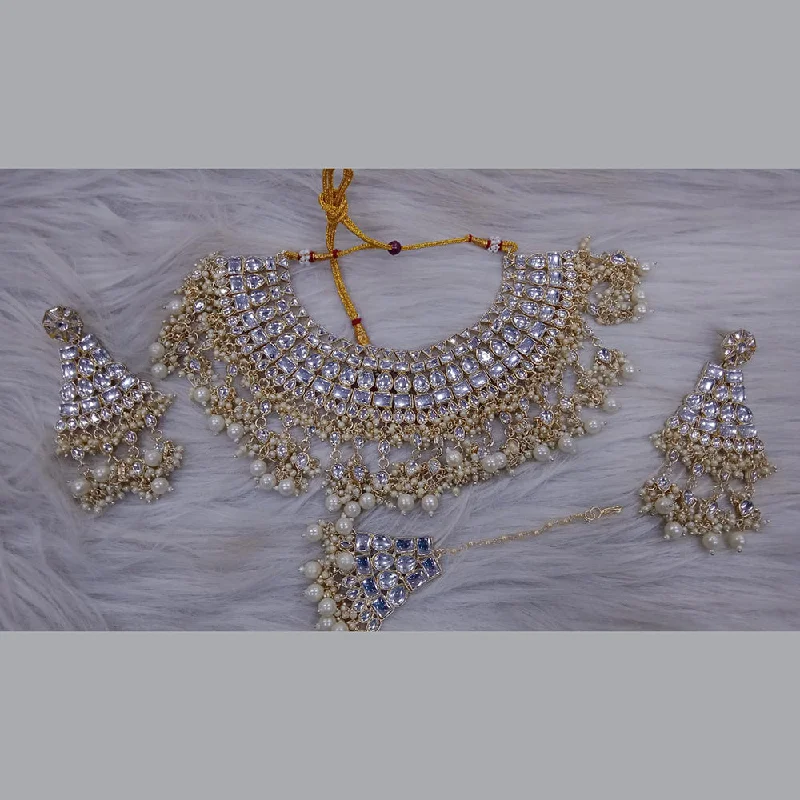 Get The Jewelry You Love At A Price You Love SNERA Gold Plated Kundan Stone And Pearl Necklace Set Get The Jewelry You Love At A Price You Love SNERA Gold Plated Kundan Stone And Pearl Necklace Set
