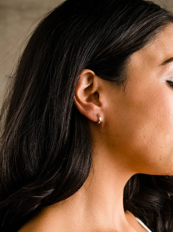 Elevate Your Outfit With Discounted Statement Jewelry 24/7 Hinge Hoops