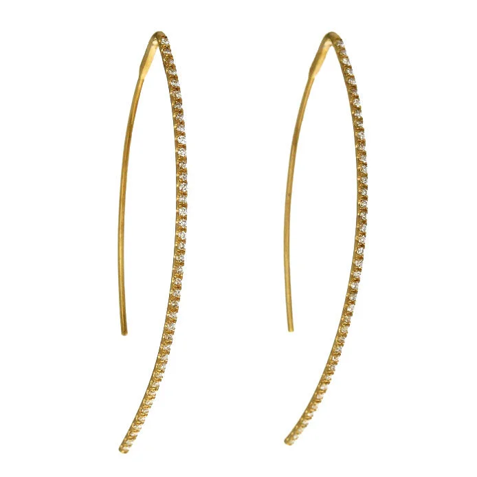 Shine Without Limits – Jewelry Sale Happening Now Diamond Open Hoop Earrings