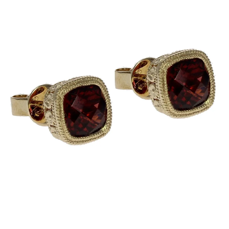 Shine In Style – Shop Jewelry Discounts Today Garnet Cushion Earrings