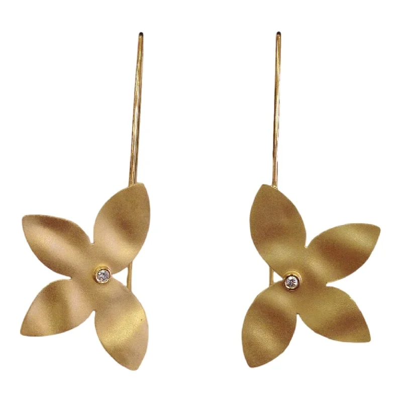 Best Jewelry Sale Prices – Limited-Time Offer Flower Gold Earring