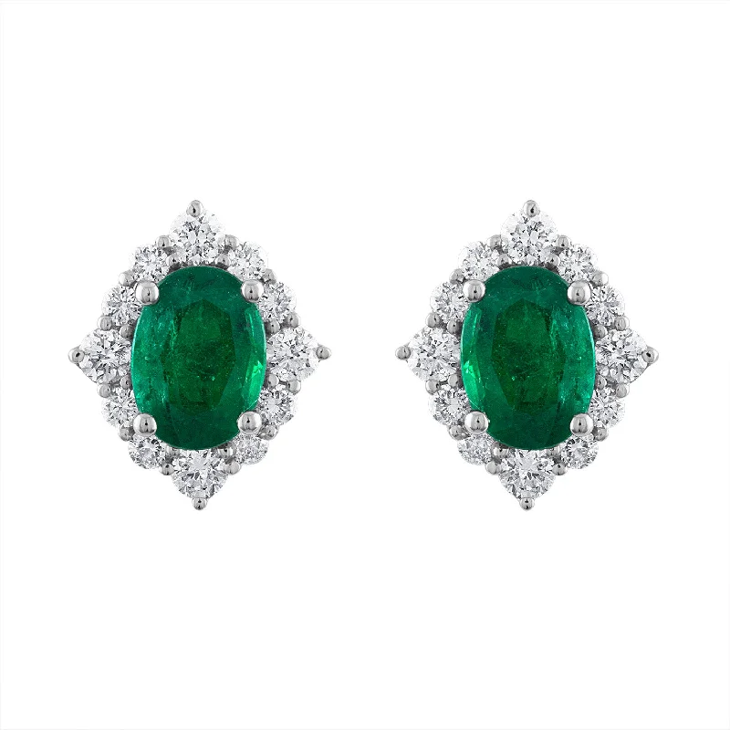 Get The Jewelry You Love At A Price You Love Oval Emerald Earrings