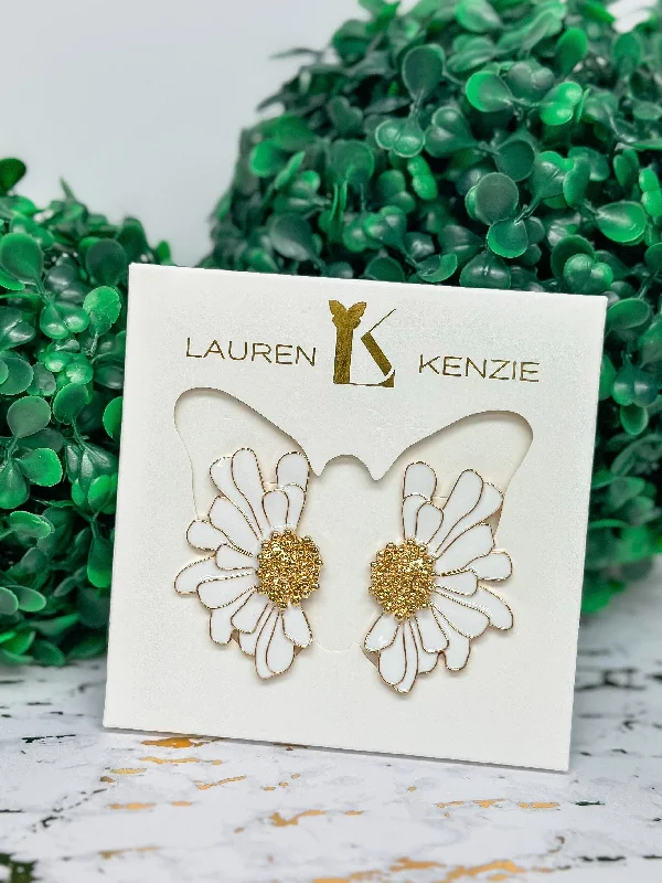 Jewelry Clearance Sale – Final Reductions Fiona Flower Earrings by Lauren Kenzie