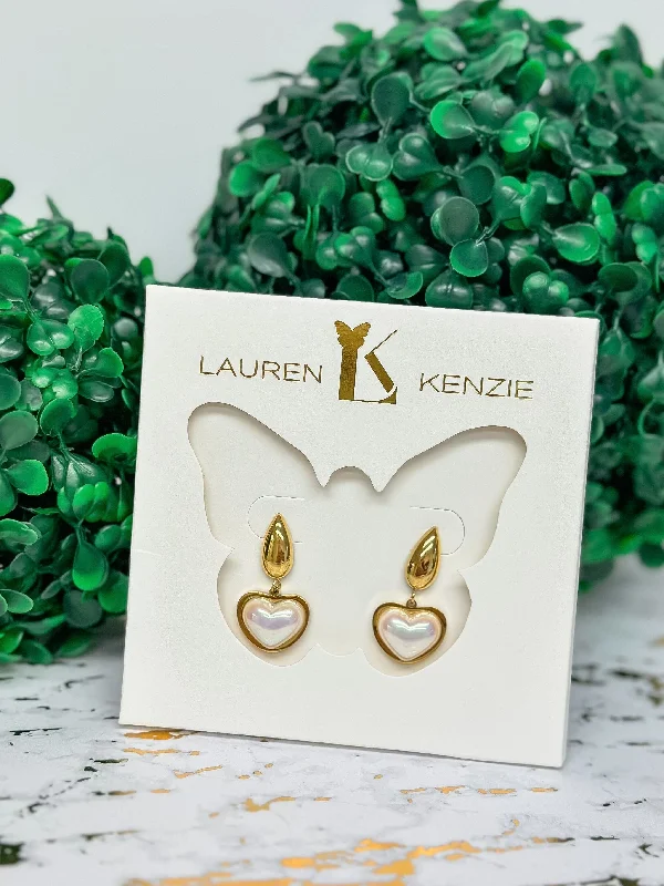 Luxury Meets Affordability – Jewelry Sale Now Live Pearl Heart Earrings by Lauren Kenzie Luxury Meets Affordability – Jewelry Sale Now Live Pearl Heart Earrings by Lauren Kenzie