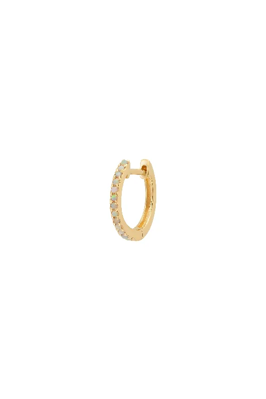High-End Jewelry, Now More Affordable Than Ever Birthstone Huggie