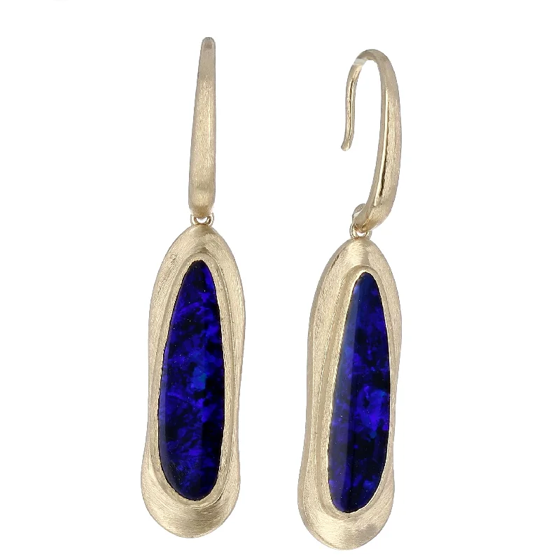 Affordable Glamour – Premium Jewelry At Special Prices Black Opal Dangle Earrings