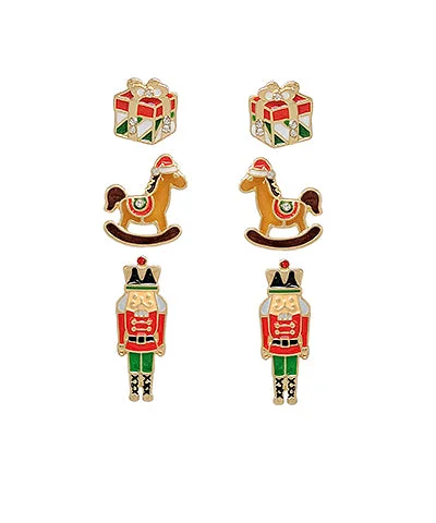 Shop Signature Jewelry Styles At Exclusive Prices Christmas Toys Enamel Stud Earring Trio Shop Signature Jewelry Styles At Exclusive Prices Christmas Toys Enamel Stud Earring Trio