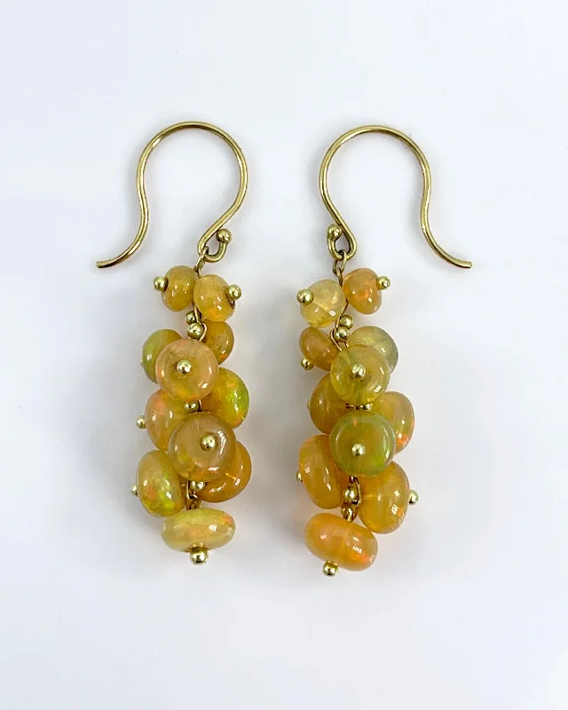 Premium Jewelry Now Available At Special Discounts Ten Thousand Things Short Tapered Ethiopian Opal Earrings Premium Jewelry Now Available At Special Discounts Ten Thousand Things Short Tapered Ethiopian Opal Earrings