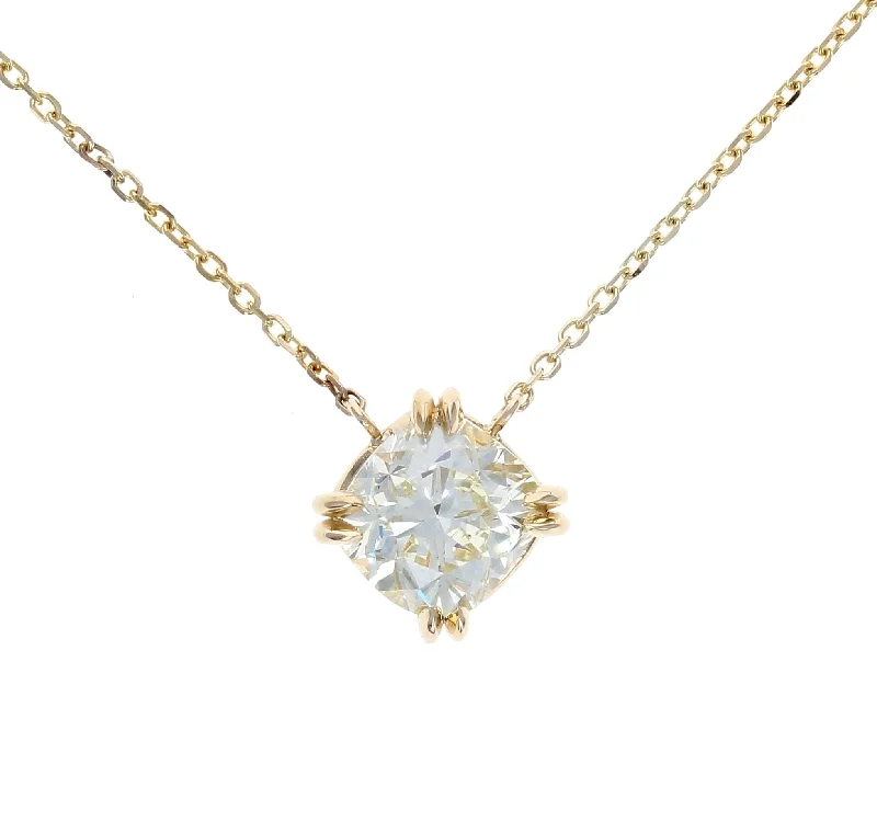 Don't Miss Out – Shop Elegant Jewelry For Less Cushion Diamond Pendant