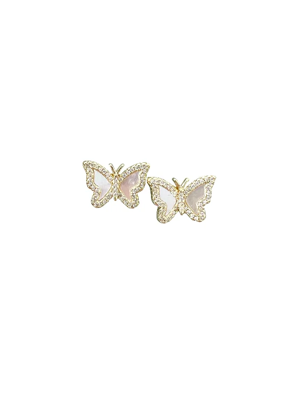 Shine In Style – Shop Jewelry Discounts Today Enamel Butterfly Stud