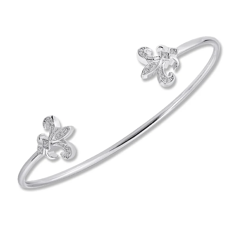 Premium Jewelry At Promotional Prices – Shine Today Fleur De Lis Cuff Bracelet