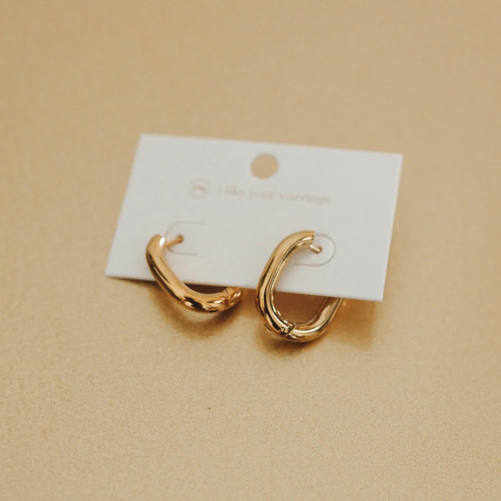 The Perfect Jewelry Piece At The Perfect Discount Flirty Fantasy Oval Hoop Earrings by Pretty Simple The Perfect Jewelry Piece At The Perfect Discount Flirty Fantasy Oval Hoop Earrings by Pretty Simple