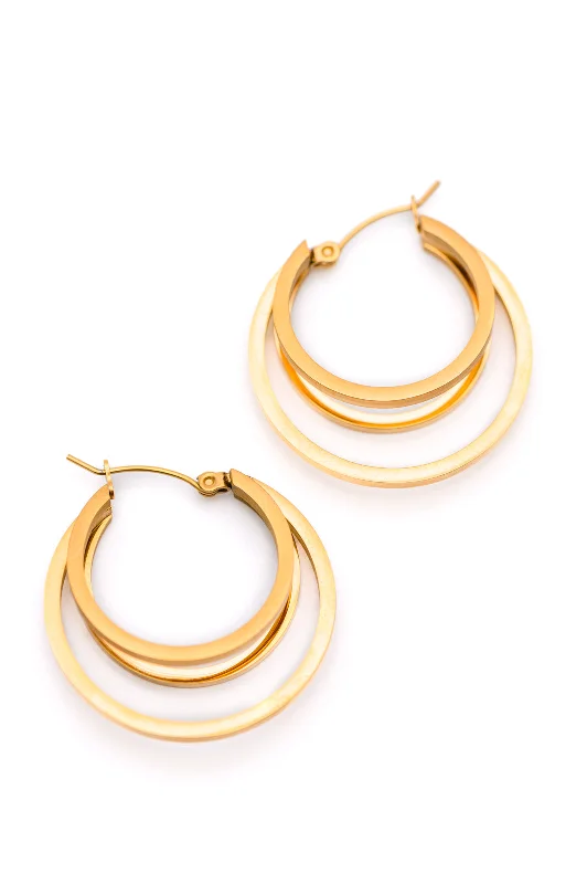 Trending Jewelry Now At Unbeatable Prices Get In Line Hoop Earrings - 11/22